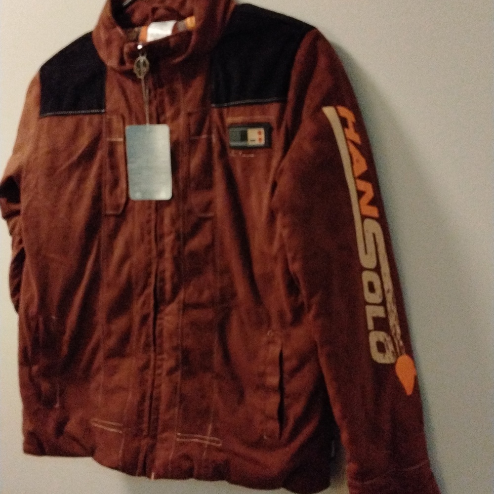 Disney Store Star Wars Hans Solo Jacket Size 9/10 Brown